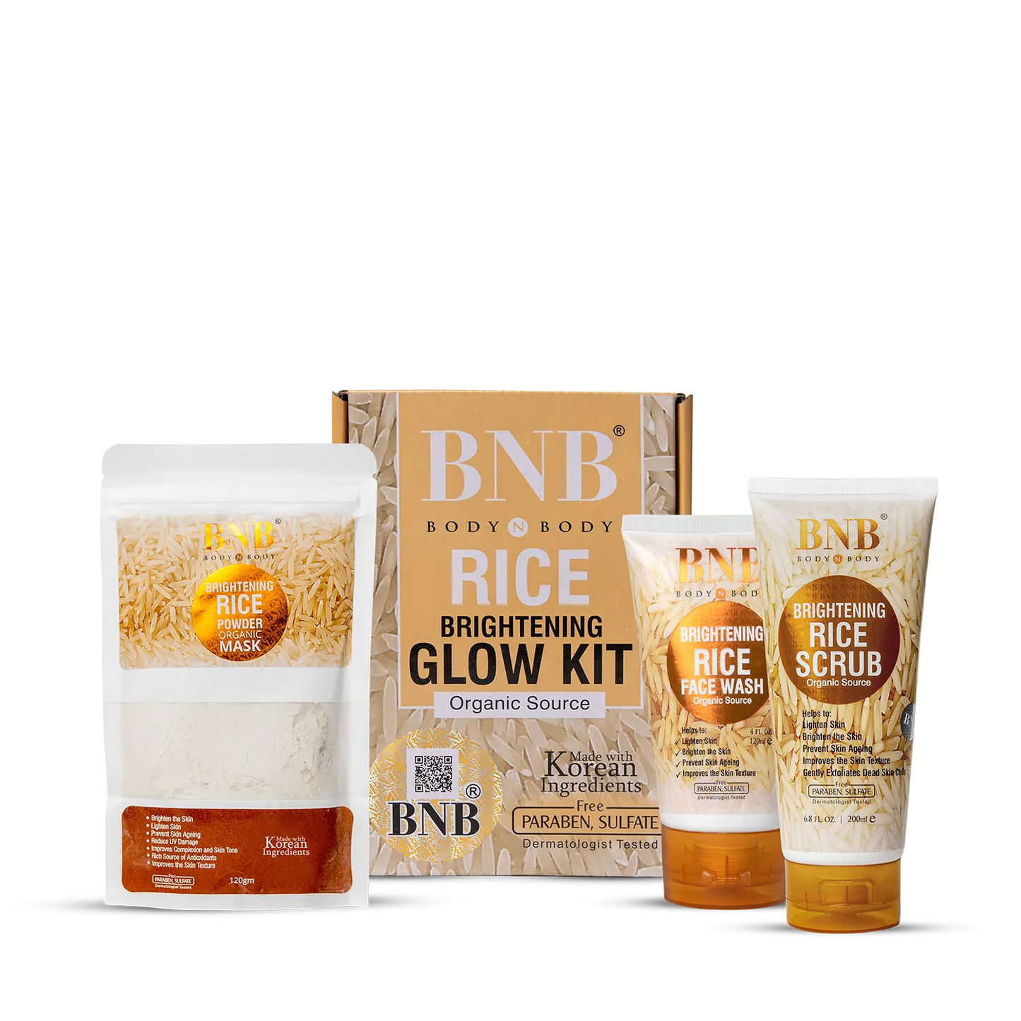 Rice Facial Set - For Visibly Radiant Skin